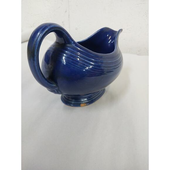 Fiestaware Gravy Boat Cobalt Blue Fiestas HLC Homer Laughlin Company - Picture 4 of 5